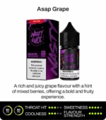 سالت انگور نستی سری اوجی Nasty Asap Grape OG Series Salt Nicotine