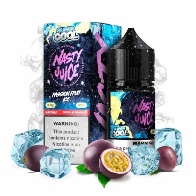 سالت پشن فروت یخ نستی سری سوپر کول Nasty Passion Fruits ICE Super Cool Series Salt Nicotine