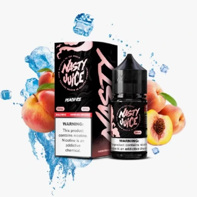 سالت هلو یخ نستی سری Smooth Nasty Peach ICE Smooth Series Salt Nicotine