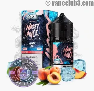 سالت هلو یخ نستی سری سوپر کول Nasty Peach ICE Super Cool Series Salt Nicotine