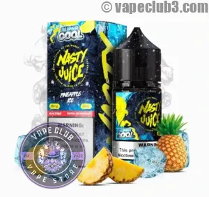 سالت آناناس یخ نستی سری سوپر کول Nasty Pineapple ICE Super Cool Series Salt Nicotine