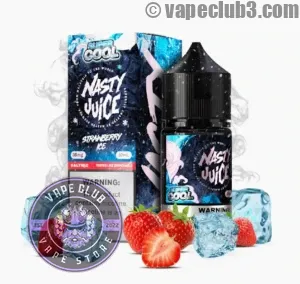 سالت توت فرنگی یخ نستی سری سوپر کول Nasty Strawberry ICE Super Cool Series Salt Nicotine