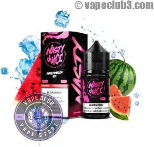 سالت هندوانه یخ نستی سری Smooth Nasty Watermelon ICE Smooth Series Salt Nicotine