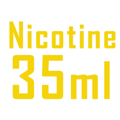 nicsalt-35nicotine لوگو زرد نیکوتین 35 میل