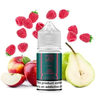 سالت گلابی سیب تمشک پاد سالت سالت نیکوتین Podsalt Pear Apple Raspberry Nicotine Salt ویپ کلاب