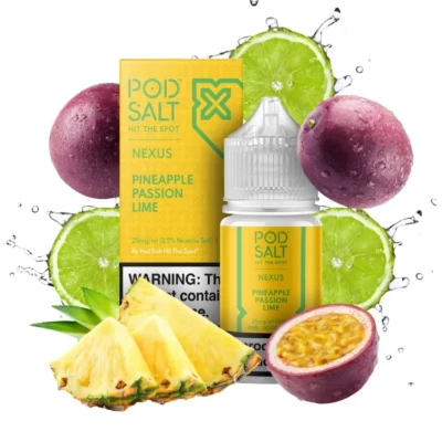 سالت آناناس پشن فروت لیمو پادسالت سالت نیکوتین Podsalt Pineapple Passion Lime Nicotine Salt ویپ کلاب