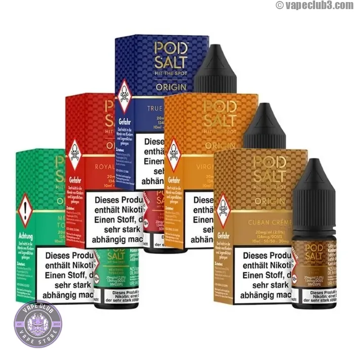 پاد سالت سری اوریجین 10 میل Pod Salt Origin Series 10ML Salt Nicotine - ویپ کلاب سالت نیکوتین