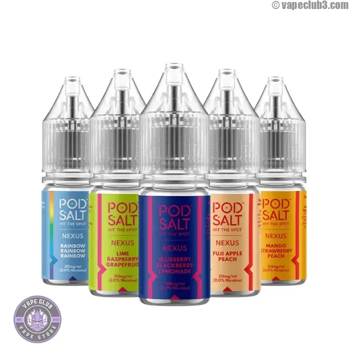 PodSalt-Nexus-10ML-Main1 پاد سالت سری نکسوس 10 میل Pod Salt Nexus Series 10ML Salt Nicotine - ویپ کلاب سالت نیکوتین