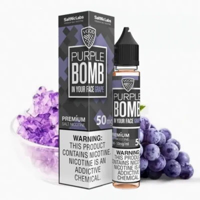 سالت بمب انگور بنفش ویگاد سری بمب VGod Purple Bomb Salt Nicotine