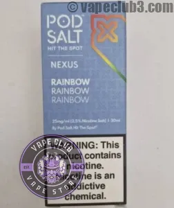 سالت آبنبات رنگارنگ پاد سالت رینبو سالت نیکوتین Podsalt Rainbow Nicotine Salt ویپ کلاب