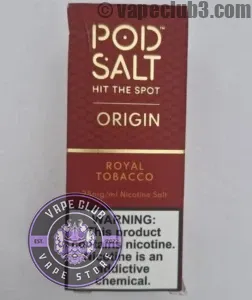 سالت تنباکو کارامل پاد سالت رویال تنباکو سالت نیکوتینPodsalt Royal Tobacco Nicotine Salt ویپ کلاب
