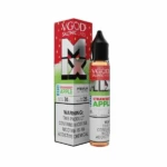 سالت توت فرنگی سیب یخ ویگاد سری میکس VGod ICE Strawberry Apple Salt Nicotine