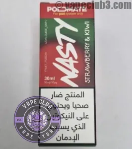 سالت توت فرنگی کیوی نستی Nasty Strawberry Kiwi Salt Nicotine