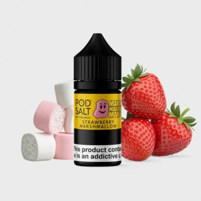 سالت توت فرنگی مارشمالو پادسالت سالت نیکوتین Podsalt | Strawberry Marshmallow Nicotine Salt ویپ کلاب