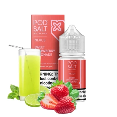 سالت توت فرنگی لیموناد پادسالت سالت نیکوتین Podsalt | Sweet Strawberry Lemonade Nicotine Salt ویپ کلاب
