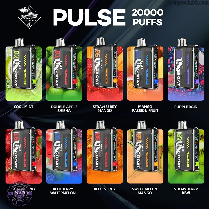 پاد یکبار مصرف تاگبوت پالس 20 هزار پاف Disposable Tugboat Pulse 20K Puff