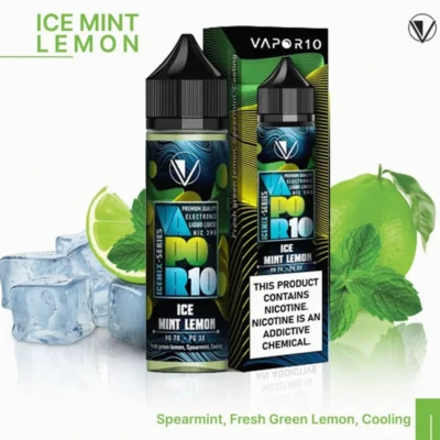 جویس نعنا لیمو یخ ویپر 10 Vapor10 ICE Mint Lemon EJuice