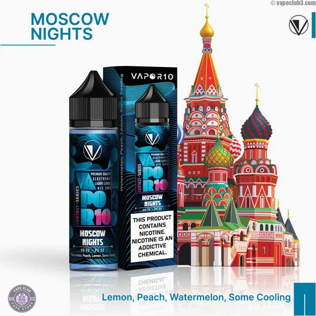 Vapor10-Moscow-Nights-EJuice جویس شب های مسکو ویپر 10 Vapor 10 Moscow Nights EJuice