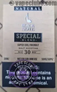سالت بلک نوت اسپشیال بلند - Black Note Special Blend - لیکوئید سالت نیکوتین ارگانیک NET - ویپ کلاب