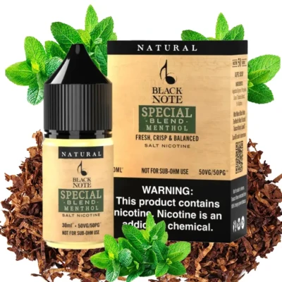 سالت بلک نوت منتول اسپشیال بلند | Black Note Menthol Special Blend - خرید سالت نیکوتین ویپ کلاب