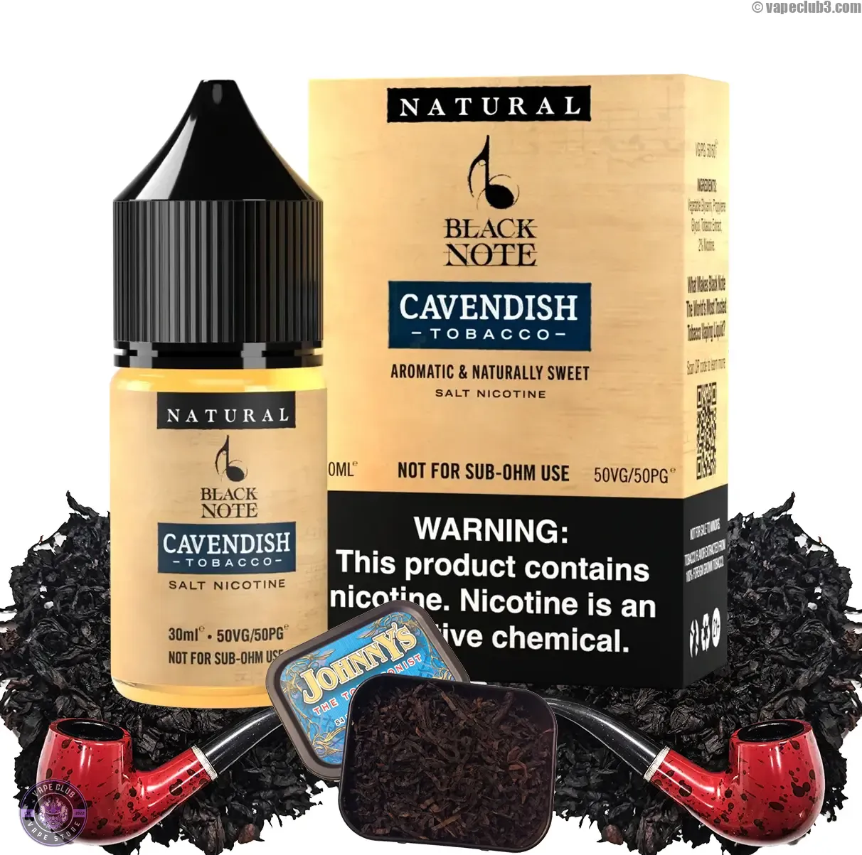 BlackNote-Cavendish-0 سالت بلک نوت کوندیش | Black Note Cavendish - خرید سالت نیکوتین ویپ کلاب