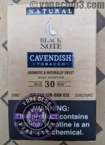 سالت بلک نوت کوندیش | Black Note Cavendish - خرید سالت نیکوتین ویپ کلاب