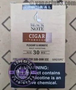 سالت بلک نوت سیگار | Black Note Cigar - خرید سالت نیکوتین ویپ کلاب