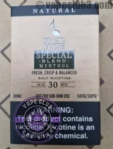 سالت بلک نوت منتول اسپشیال بلند | Black Note Menthol Special Blend - خرید سالت نیکوتین ویپ کلاب