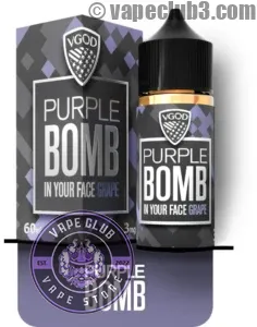 ایجویس بمب انگور یخ ویگاد | VGod Purple Bomb ICE Ejuice - خرید ایجویس فروش - ویپ کلاب