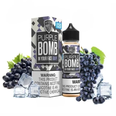 ایجویس بمب انگور یخ ویگاد | VGod Purple Bomb ICE Ejuice - خرید ایجویس فروش - ویپ کلاب