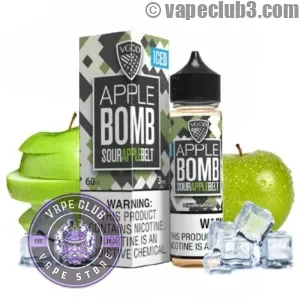 ایجویس بمب سیب یخ ویگاد | VGod Apple Bomb ICE Ejuice - خرید ایجویس فروش - ویپ کلاب